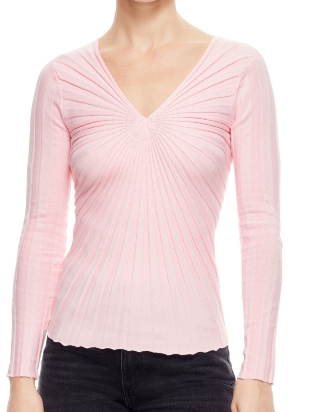 Sandro Justine Starburst Ribbed Sweater Size 2